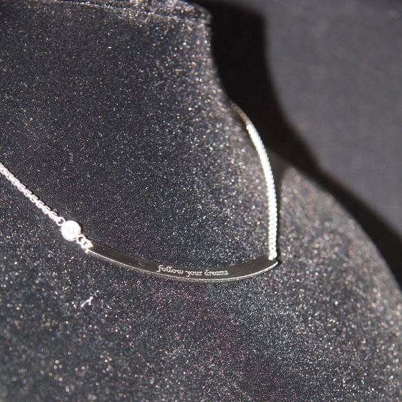 follow your dreams 14kt Gold Dipped Swarovski - Picture 1 of 8